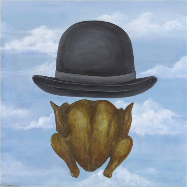 Chicken with Bowler Poster from Good Eats