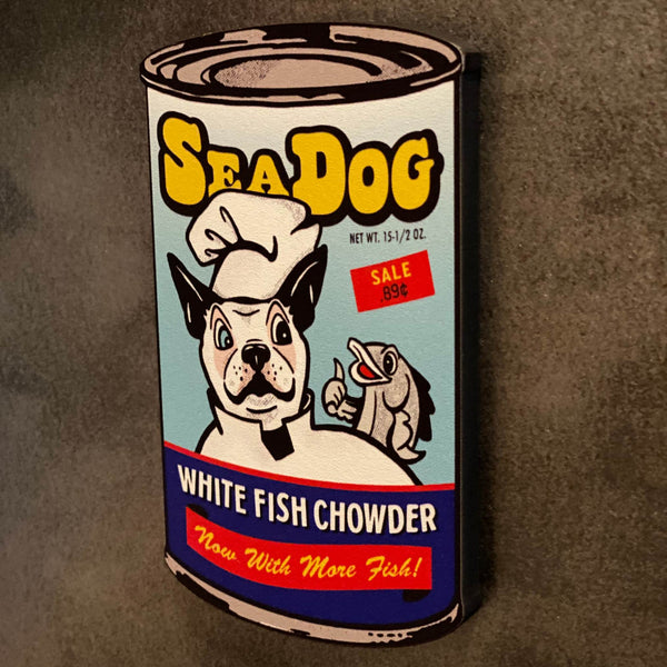 Scabigail the Sea Dog wooden magnet