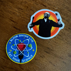 Eat Your Science & Beyond The Eats Tour Patches (Set of 2)