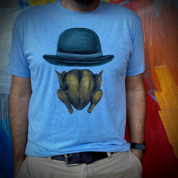 Chicken with Bowler T-Shirt