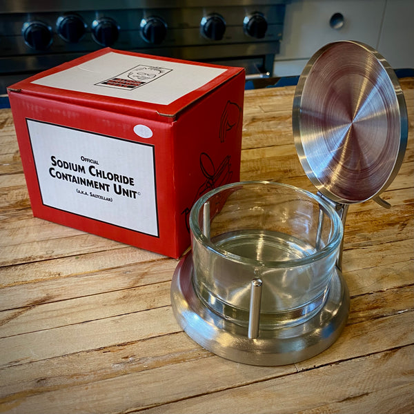 Original Alton Brown Gear Sodium Chloride Containment Unit
