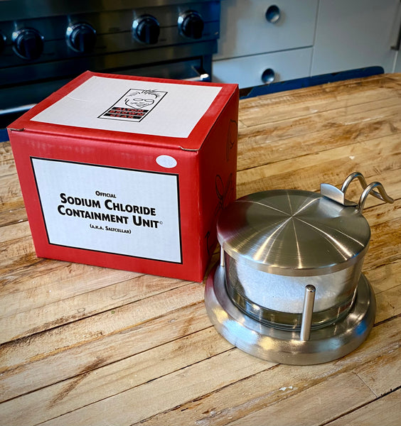 Original Alton Brown Gear Sodium Chloride Containment Unit