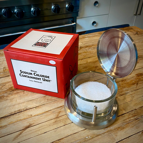 Original Alton Brown Gear Sodium Chloride Containment Unit